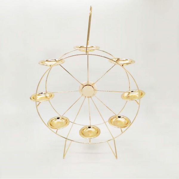 Ferris Wheel Custom Metal Crafts Monden Lantern Wedding Candlestick