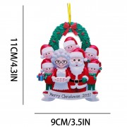 2021 Christmas Decoration Supplies Santa Claus Ornaments Christmas Tree Ornament for Christmas Decorations Gift