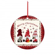 Popular Amazon Hot Sales Santa Claus Vaccine Virus Syringe One Head Resin Christmas Hanging Ornament