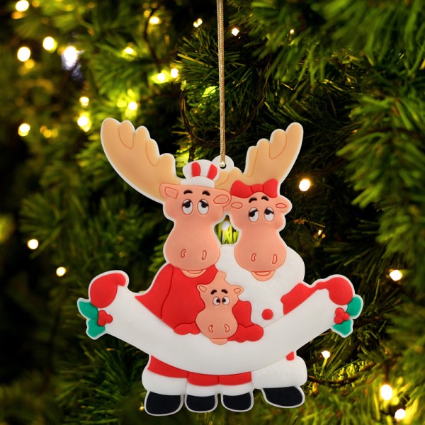 Christmas Ornament Family Decoration DIY Personalized Christmas Tree Hanging Pendant Home Decor