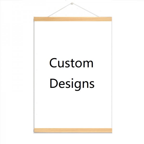 Custom Designs Poster Wall Art Prints Wall Hanging for Living Room Office Classroom Bedroom Decor Frame